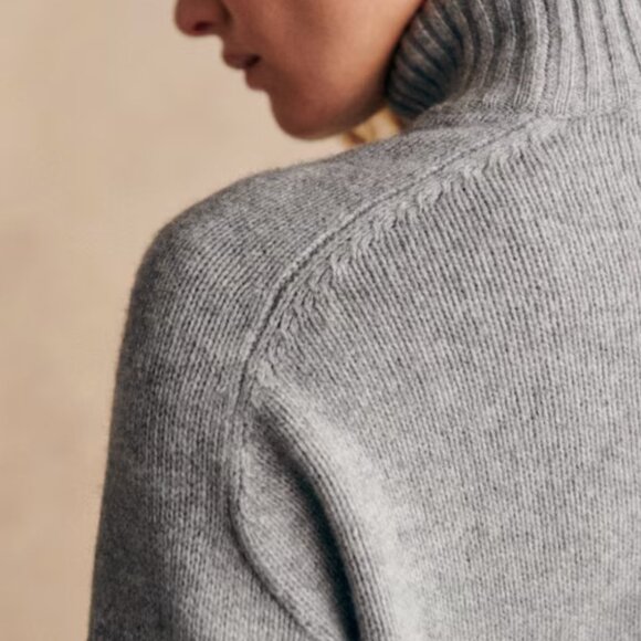 Sezane Grey Wool  Sweater - Picture 3 of 5
